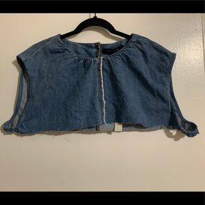 Marc Jacobs Denim Crop Top